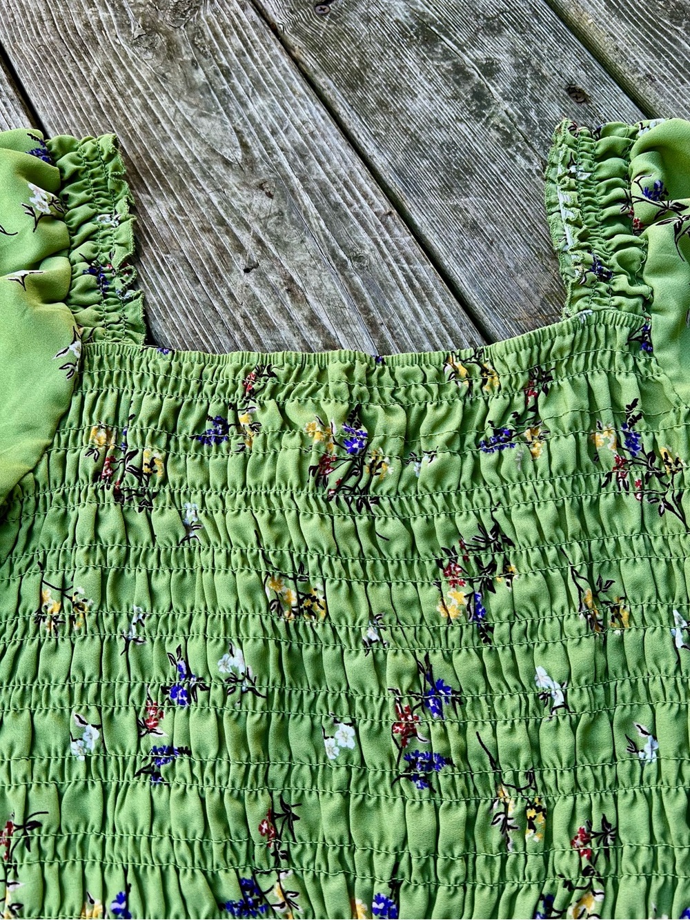 HESPERUS SMOCKED BLOUSE - Picture 4 of 12